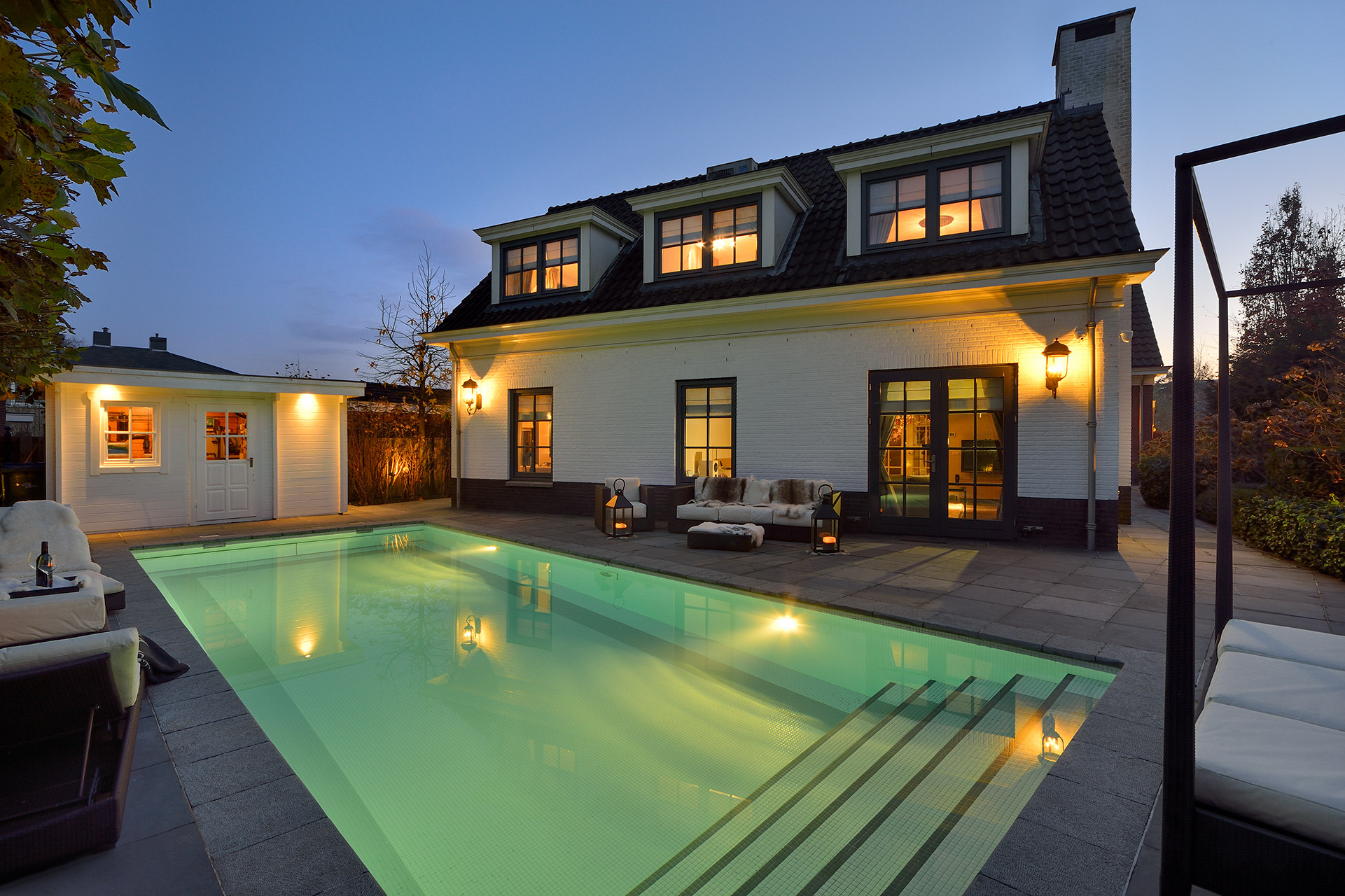 Rotterdam villa | twilight shoot | fototypo
