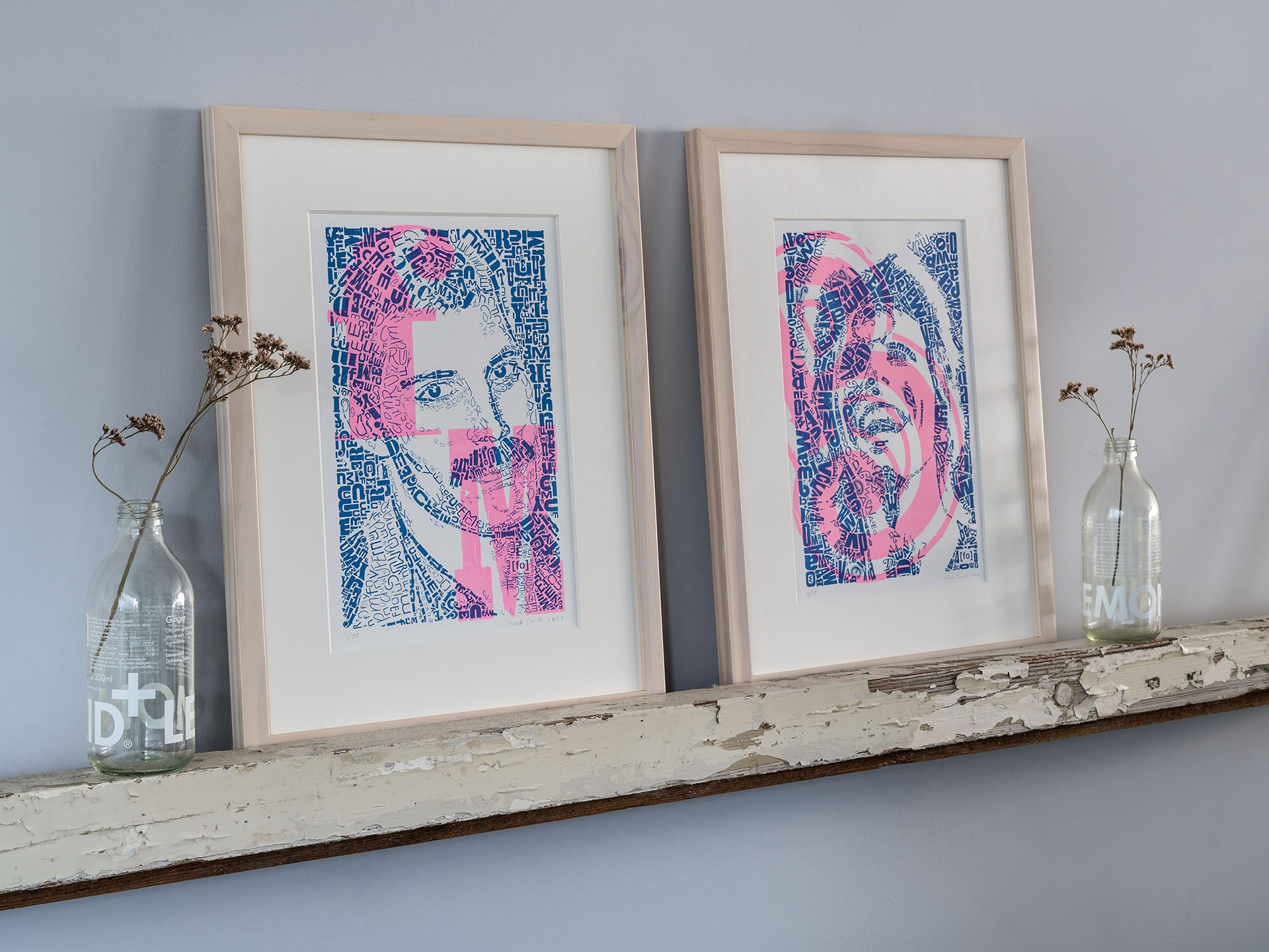 Freddie Mercury & David Bowie | risoprints | Letterheads