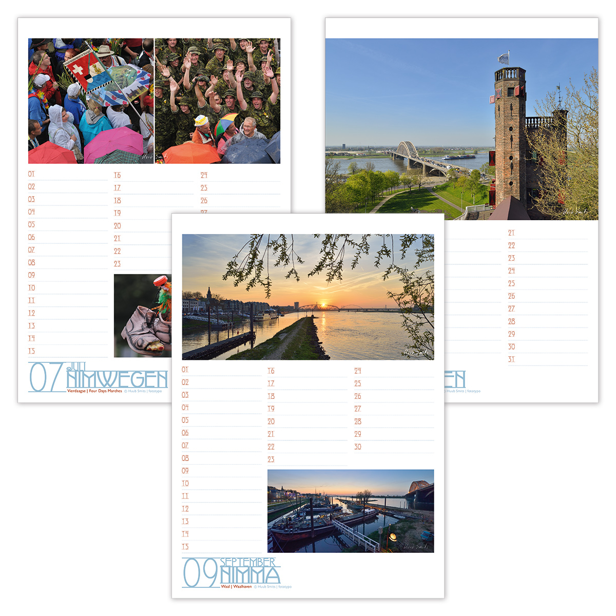 3e kwartaal | verjaardagskalender Nijmegen