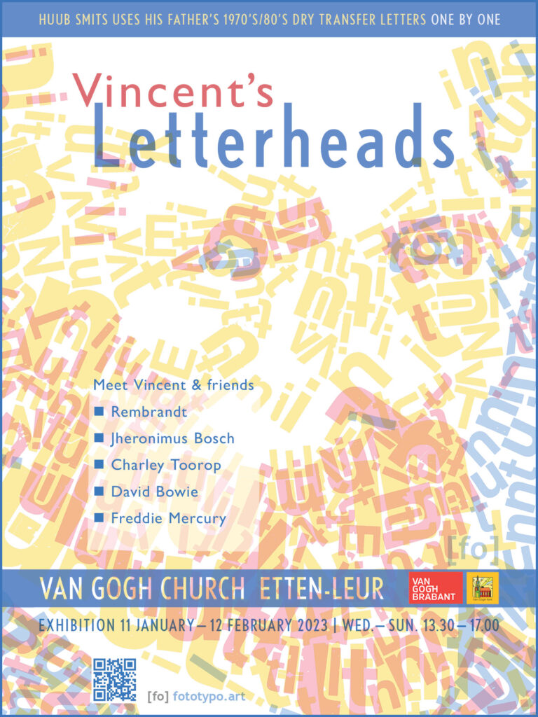 2023 | poster expo Vincent's Letterheads | van Gogh kerk Etten-Leur