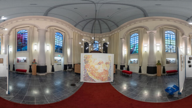 Van Gogh Kerk expo Letterheads | 360-graden fotografie