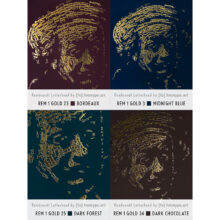 Rembrandt type 1 | Letterhead Gold print | kleuren