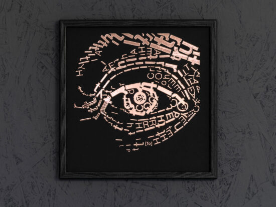 oog Charley Toorop | Letterhead Copper Black