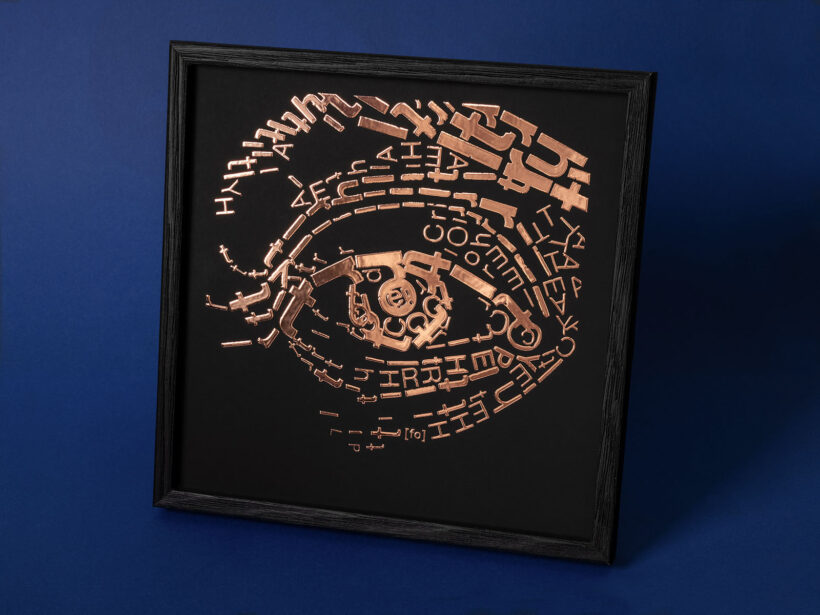 oog Charley Toorop | Letterhead Copper Black