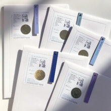 Charley Toorop | Letterhead Gold prints | envelop + certificaat