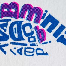 risoprint David Bowie | Letterhead detail risoprint David Bowie | Letterhead detail