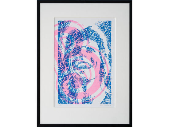 risoprint David Bowie | Limited Edition Letterhead B like Bowie