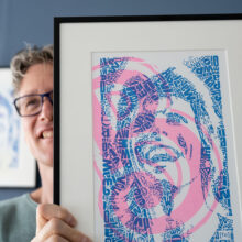 risoprint David Bowie | Letterhead | Huub Smits risoprint David Bowie | Letterhead | Huub Smits