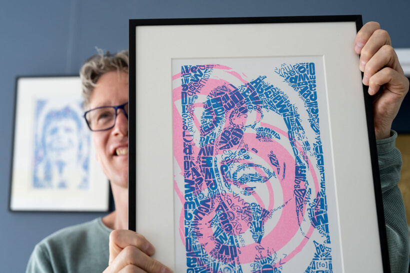 risoprint David Bowie | Letterhead | Huub Smits risoprint David Bowie | Letterhead | Huub Smits