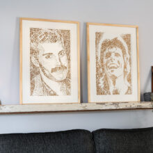 risoprint Freddie Mercury & David Bowie | Limited Edition Letterhead