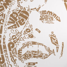 risoprint David Bowie | Limited Edition Letterhead detail