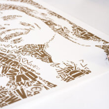 risoprint David Bowie | Limited Edition Letterhead | gesigneerd