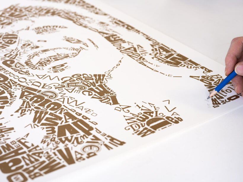 risoprint David Bowie | Limited Edition Letterhead | gesigneerd