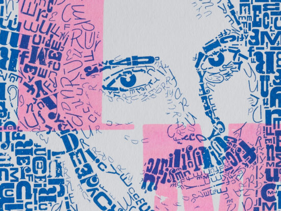 detail risoprint Freddie Mercury | Limited Edition Letterhead