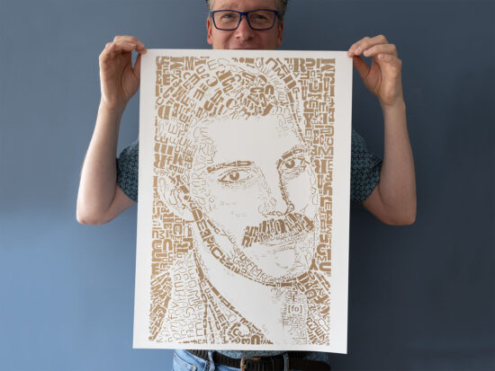 risoprint Freddie Mercury | Limited Edition Letterhead Huub Smits