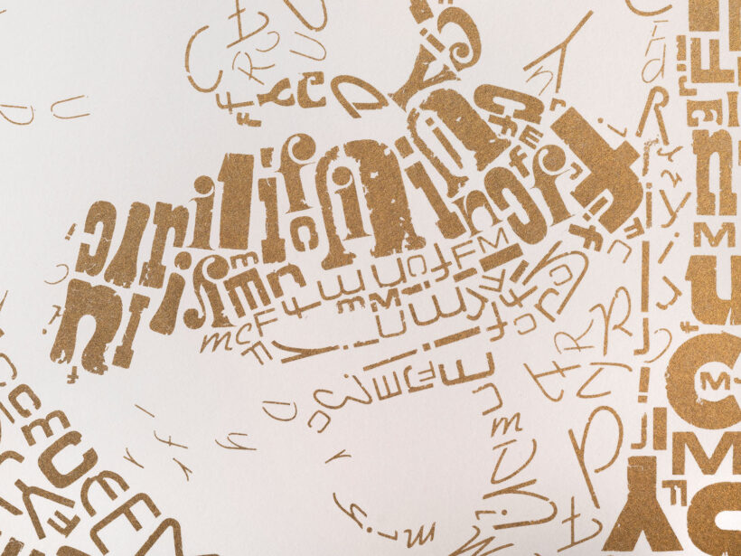 risoprint Freddie Mercury | Limited Edition Letterhead detail snor