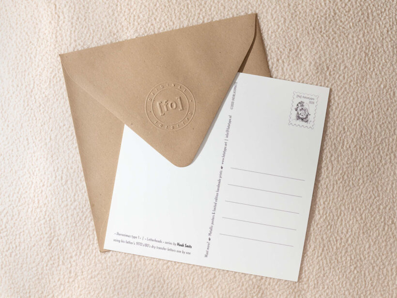 Jeroen Bosch Letterhead kaart + envelop