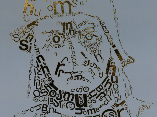detail Jeroen Bosch | Letterhead Gold print | Harbour Green