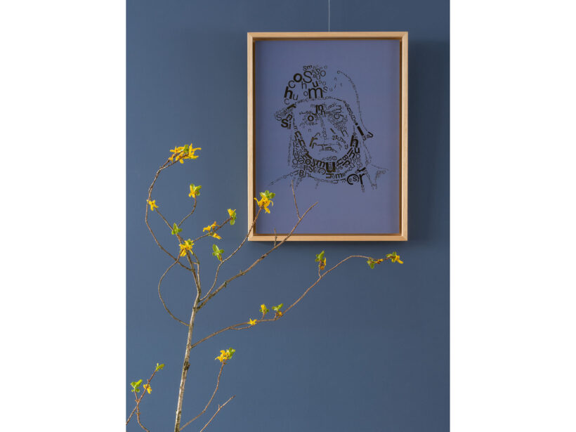 Jeroen Bosch | Letterhead Gold print | Smoke Blue