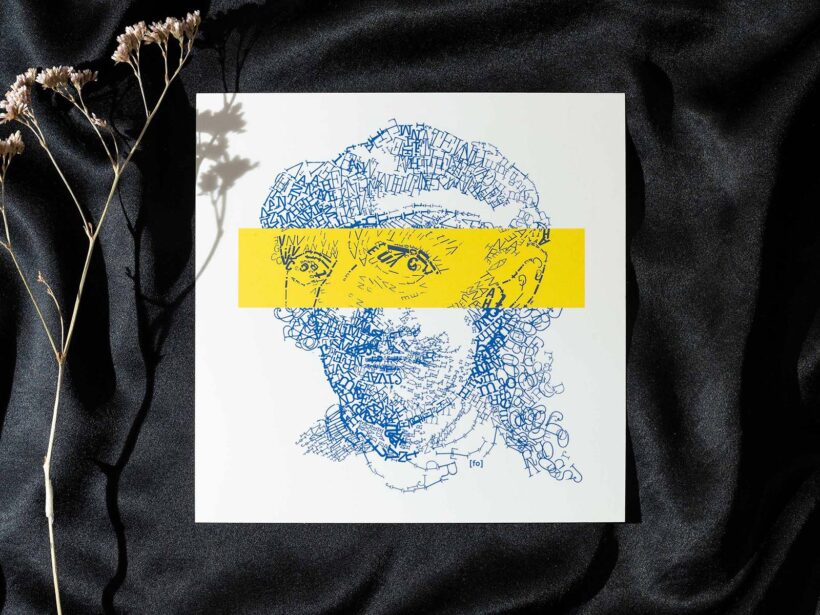 Vincent van Gogh & Rembrandt Letterhead kaart