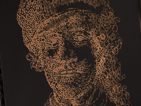 detail Rembrandt 3 | Letterhead Copper Black