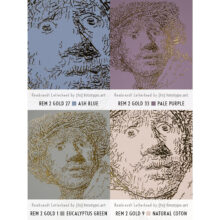 Rembrandt type 2 | Letterhead Gold print colours