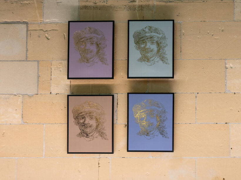 Rembrandt type 3 | Letterhead Gold print kleuren