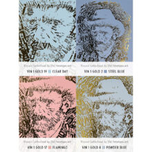Vincent van Gogh 1 | Letterhead Gold print kleuren Vincent van Gogh 1 | Letterhead Gold print kleuren