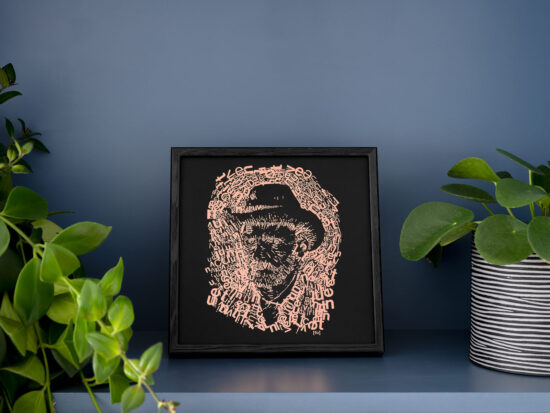 Vincent van Gogh 1 | Letterhead Copper Black