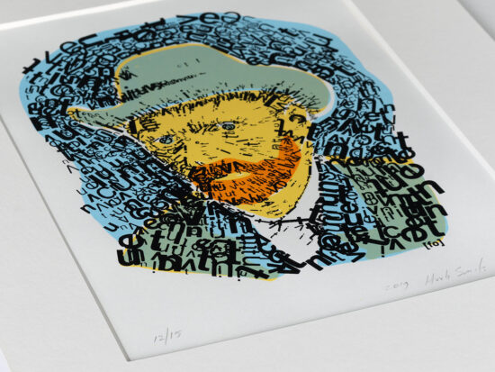 zeefdruk Vincent van Gogh 1 Bright | Limited Edition Letterhead