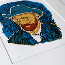 zeefdruk Vincent van Gogh 1 Dark | Limited Edition Letterhead