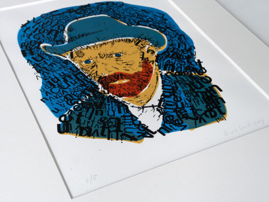 zeefdruk Vincent van Gogh 1 Dark | Limited Edition Letterhead