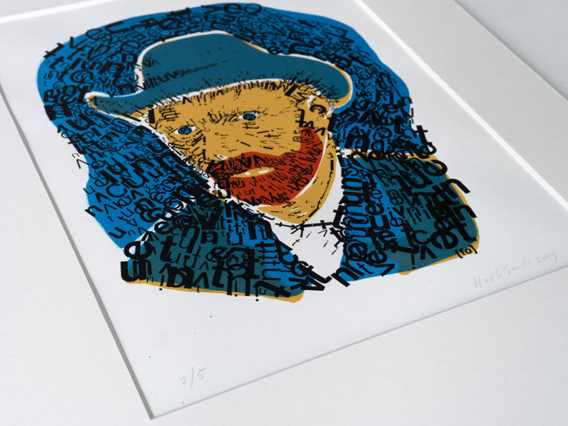 zeefdruk Vincent van Gogh 1 Dark | Limited Edition Letterhead