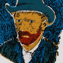 detail zeefdruk Vincent van Gogh 1 Dark | Limited Edition Letterhead