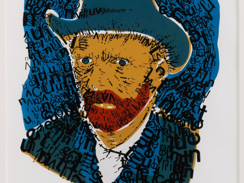 detail zeefdruk Vincent van Gogh 1 Dark | Limited Edition Letterhead