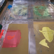 zeefdruk Vincent van Gogh 1 | Limited Edition Letterhead | proces