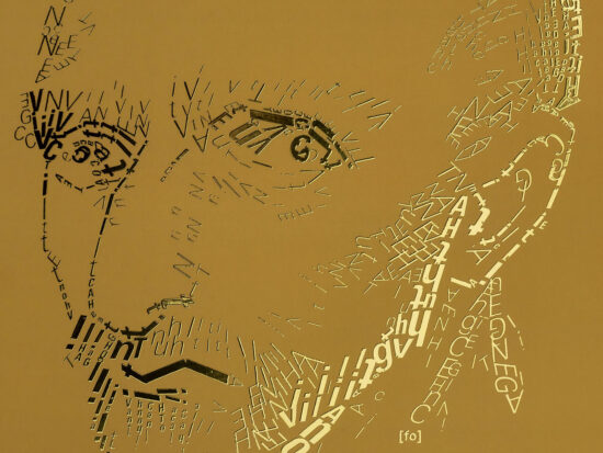 detail Vincent van Gogh 3 | Letterhead Gold prints | Mustard