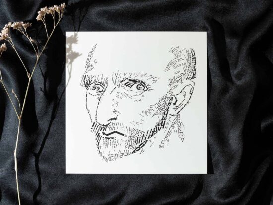 Vincent van Gogh type 3 | Letterhead kaart