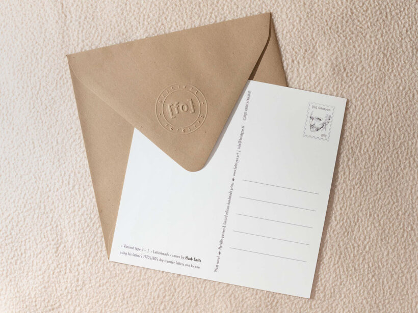 Vincent van Gogh 3 | Letterhead kaart & envelop