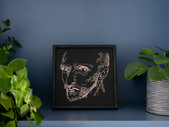 Vincent van Gogh 3 | Letterhead Copper Black