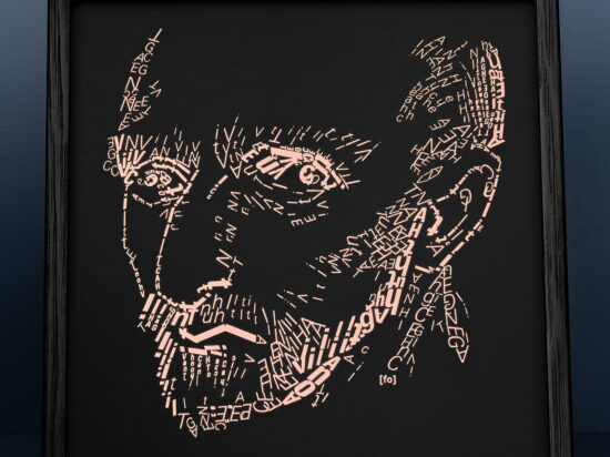 detail Vincent van Gogh 3 | Letterhead Copper Black