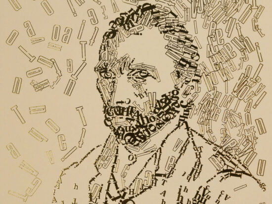 detail Vincent van Gogh 4 | Letterhead Gold prints | Sand