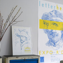 Vincent van Gogh / Rembrandt | Letterhead XXL poster