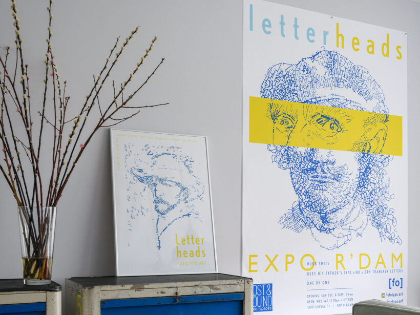 Vincent van Gogh / Rembrandt | Letterhead XXL poster