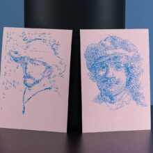 Vincent van Gogh & Rembrandt | set 2 Letterheads kaarten