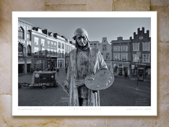 poster standbeeld Jeroen Bosch | Markt Den Bosch