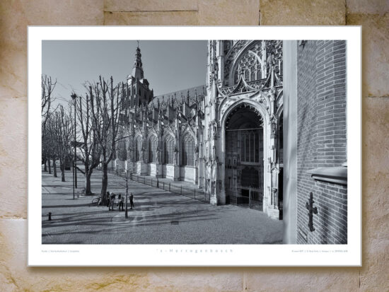 poster Den Bosch | Sint Janskathedraal | hoogtefoto