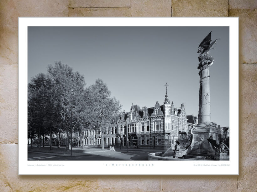 poster Den Bosch | Draak | Stationsstraat