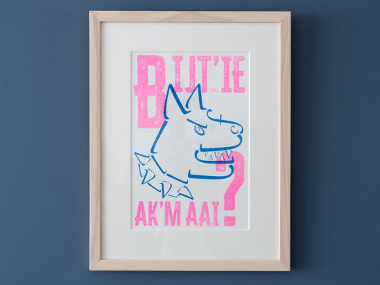 risoprint Bijt 'ie ak 'm aai? | hond | bettieakkumaai