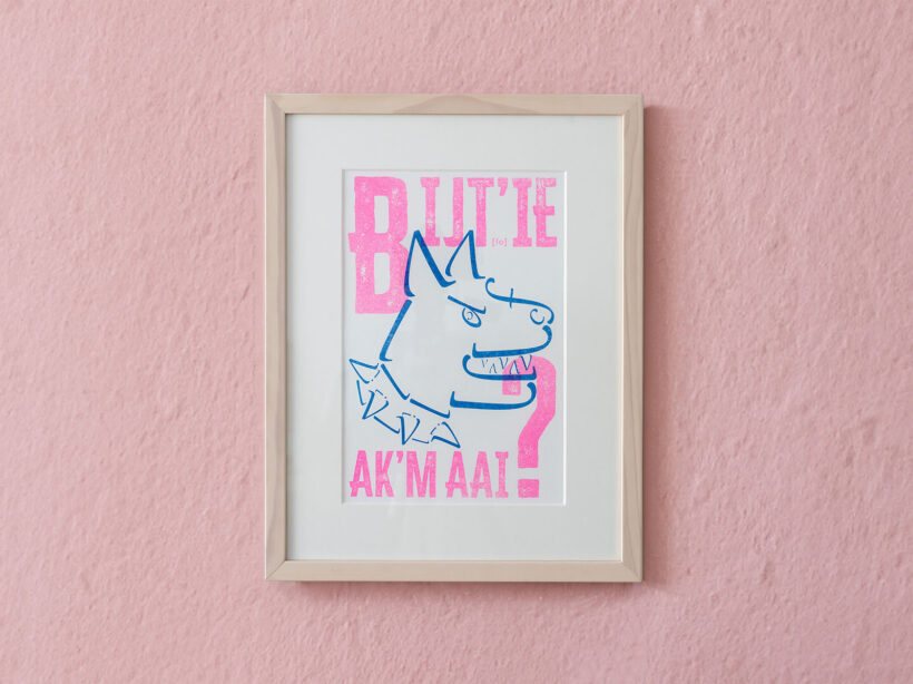 risoprint Bijt 'ie ak 'm aai? | hond | bettieakkumaai
